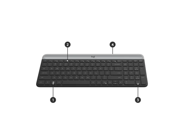 Logitech MK470 Toetsenbord QWERTZ Zwitsers Draadloos + muis