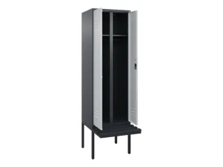locker voor scheiding van kleding,HxBxD 2120x600x815mm,2vak - 2