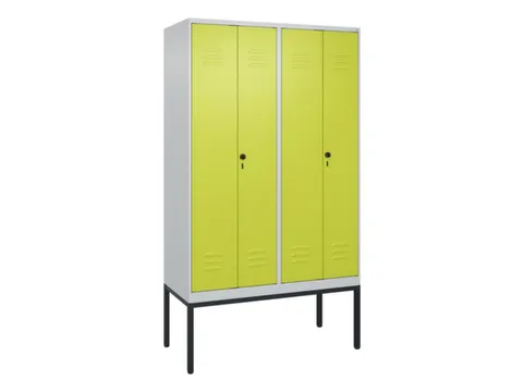 PBM-locker,HxBxD 2120x1200x500mm,4vak,vak B 300mm,draaigrendel