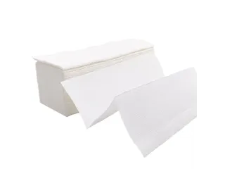 Handdoekjes Interfold W-Vouw Cellulose 2-laags 32x22cm Wit 20x160 Vel - 2