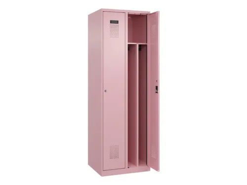 locker voor scheiding van kleding,HxBxD 1850x600x500mm,2vak