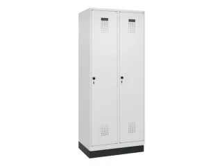locker,HxBxD 1950x800x500mm,2vak,vak B 400mm,draaigrendel,sokkel - 3