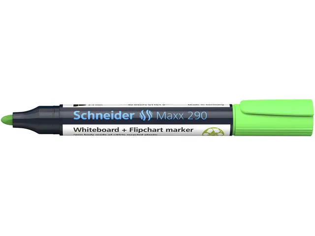 Boardmarker Schneider Maxx 290 ronde punt licht groen 2-3mm