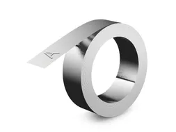 Reliëftape Dymo embossing zelfklevend aluminium 12mm zilver