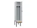 locker met bank,voor scheiding van kleding,HxBxD 2120x400x815mm,1vak