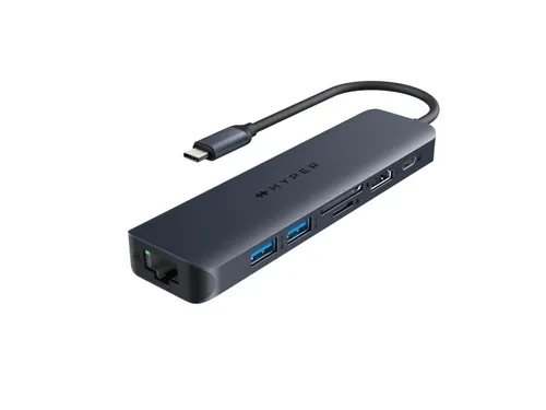 Hd4003Gl Targus 100W Usb-C 4K dockingstation hyperdrive7 midnight blue