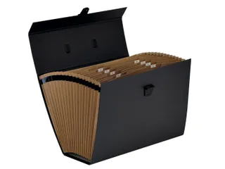 Sorteerkoffer Bankers Box Handifile 19 vaks zwart - 2