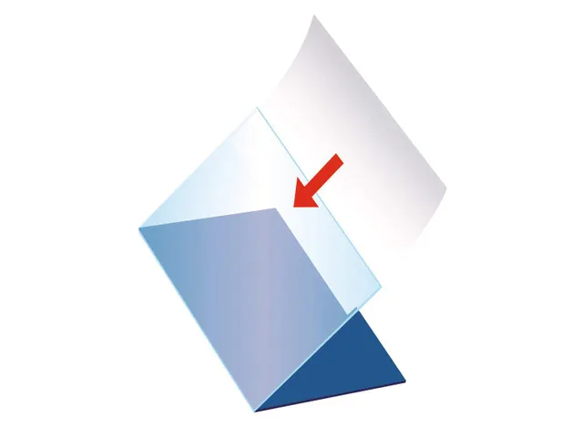 Personeelsmap met hangrail A4 2555 Rood 5 vaks