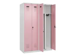 PBM-locker,HxBxD 1850x1200x500mm,4vak,vak B 300mm,draaigrendel