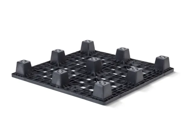 Kunststof Pallet Pe Hxlxb 150X1200X1200Mm Draagverm. 2500Kg 9Poten