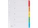 Tabblad karton A4 Assorti 5-delig 1-5 11-gaats - 1