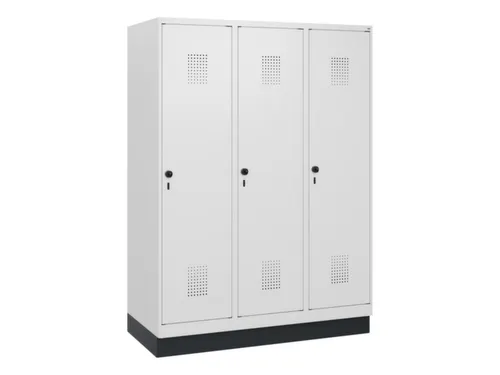 schoollocker,HxBxD 1630x1200x500mm,3vak,vak B 400mm,draaigrendel