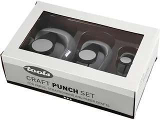 Creativ Company ponsen set cirkelvormig 3 stuks - 1