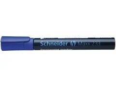 Marker Schneider Maxx 233 permanent beitelpunt blauw