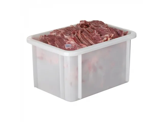 Emga Stapelbak kunststof wit 15 liter 39.5x29.5x21.5cm