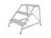 trap,bordes H 700mm,3trede(n),aluminium