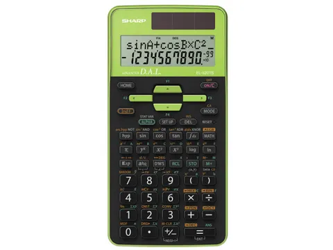 Calculator Sharp-EL520TSBGR zwart-groen wetenschappelijk