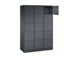 grootvolume-lockersysteem,HxBxD 1950x1220x500mm,3x5vakken,cil.-slot