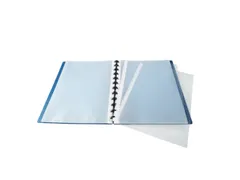Showalbum PP ring 30 tas A4 blauw metal