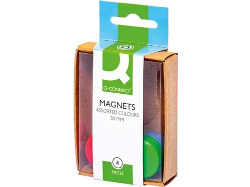 Magneten 25mm Geassorteerde Kleuren 4 Stuk