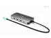 USB-C Metal Nano 3x Display (DP, HDMI and VGA) Docking Station + Power