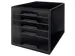 Leitz WOW CUBE Ladenblok 5 laden zwart
