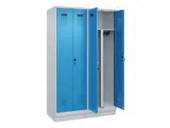 PBM-locker,HxBxD 1950x1200x500mm,4vak,vak B 300mm,draaigrendel