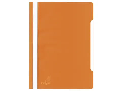 Snelhechtermap Kangaro A4 PP oranje krimp a 25 stuks