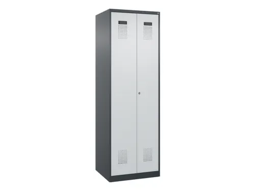locker voor scheiding van kleding,HxBxD 1850x600x500mm,2vak