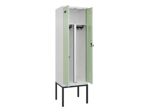 PBM-locker,HxBxD 2120x600x500mm,2vak,vak B 300mm,draaigrendel