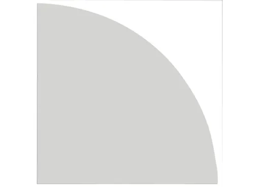 koppelelement voor bureau,90 °,BxD 800x800mm,blad lichtgrijs,rond