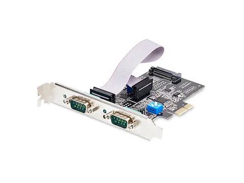 2-Port PCIe Seriële Adapter Kaart RS232/422/485
