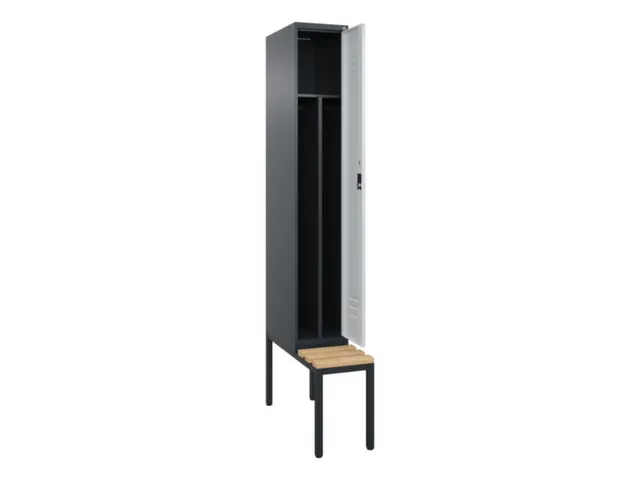 locker voor scheiding van kleding,HxBxD 2120x300x815mm,1vak