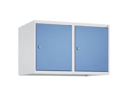 opzetkast,v. locker,2vak.,vak B 400mm,HxBxD 500x800x500mm,vleugeldeur