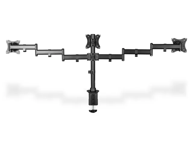 Bras 3 écrans 15-27 inch Noir