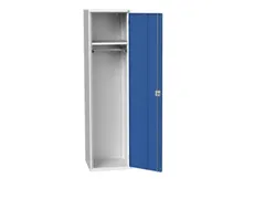 Lockerkast 2000x525x550mm 1 vak, vleugeldeur, RAL7035 + RAL5010