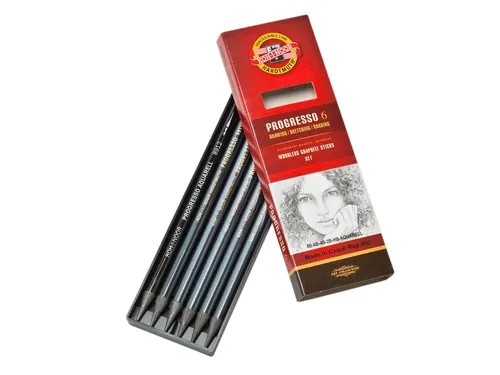 Grafietstift Koh-I-Noor progresso 8915 HB 8B + aqua