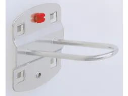 Ronde Houder Voor Geperforeerde Platen Lxb 65X25Mm Aluminium-Kleurig