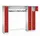 personeelsgarderobe cil.slot 1950x2250x500mm 3x5 vakken 300mm RAL3000