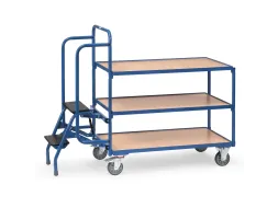 Orderverzamelwagens 2106 250kg 1000x600mm 2 Etages Hout