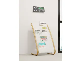 zwarte LED klok met CO2- temperatuur- luchtvochtigheid- en luchtkwalit - 5