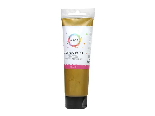 Acrylverf Qrea 120 ml goud