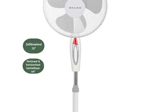 Statiefventilator BRASQ F300 Ø 40cm wit