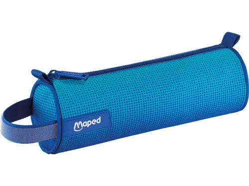 Maped Kidy Learn Concentration Etui rond met rits Blauw