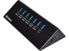 Usb 3.0 Hub 6+1 Poorten
