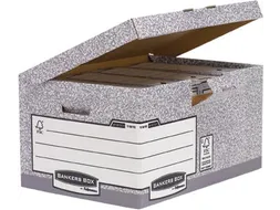 Containerdoos System Flip Top Maxi Grijs 390x293x560mm