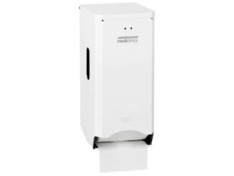 Toiletpapier Dispenser Metaal Wit voor 2 Toiletpapier Rollen