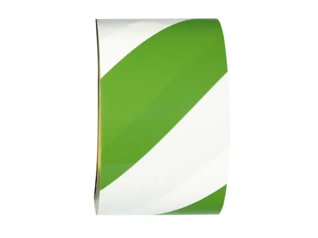 tape,vinyl,groen/wit,band LxB 33mx50mm