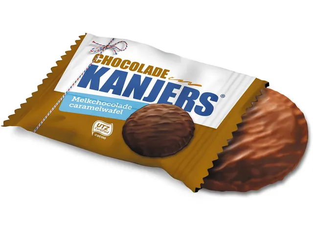 Mini chocoladewafel individueel verpakt 134 g