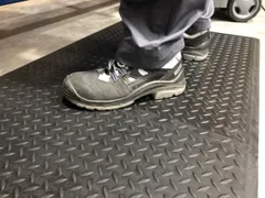 werkplekmat,kliksysteem,HxLxB 12x770x710mm,natuurrubber,ruitprofiel